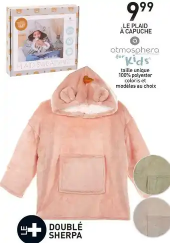Stokomani Le plaid à capuche offre