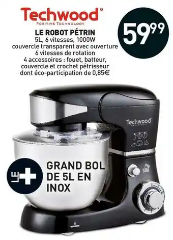 Stokomani Techwood le robot pétrin offre