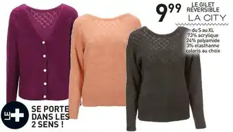 Stokomani La city le gilet réversible offre
