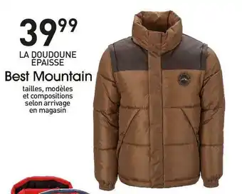 Best mountain la doudoune épaisse