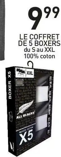 Stokomani Le coffret de 5 boxers offre