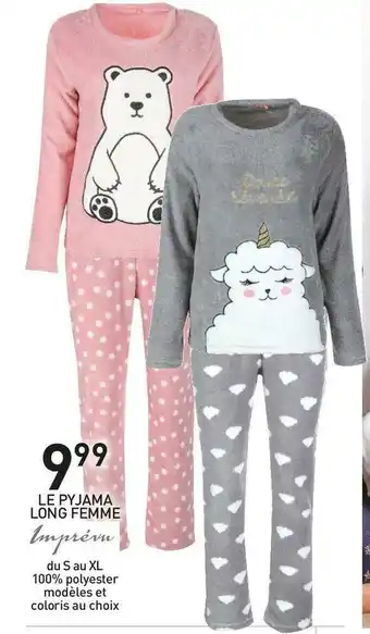 Imprévu le pyjama long femme