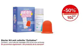 Monoprix Cellublue starter kit anti cellulite offre