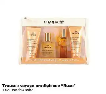 Monoprix Nuxe trousse voyage prodigieuse offre