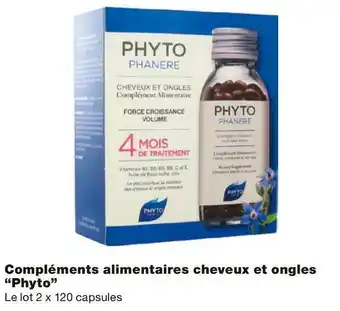 Monoprix Phyto compléments alimentaires cheveux et ongles offre