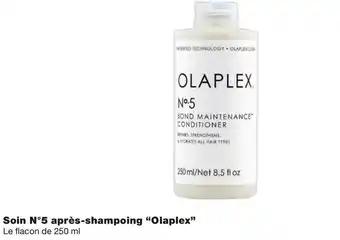 Monoprix Olaplex bon plan sur soin n°5 après-shampoing de la marque olaplex offre