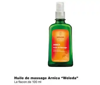 Monoprix Weleda huile de massage arnica offre