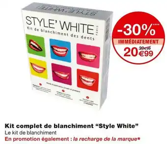 Monoprix Style' white kit complet de blanchiment offre