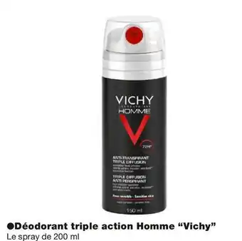Vichy bon plan sur déodorant triple action homme de la marque vichy