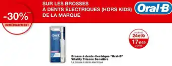 Monoprix Oral-b brosse à dents électrique vitality trizone sensitive offre