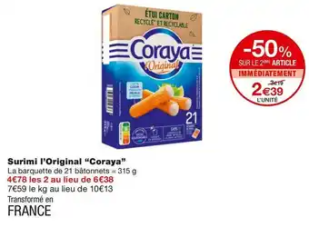 Coraya surimi lâoriginal