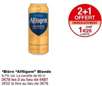 Affligem bière blonde