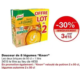 Knorr douceur de 8 légumes