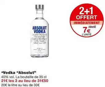 Absolut vodka