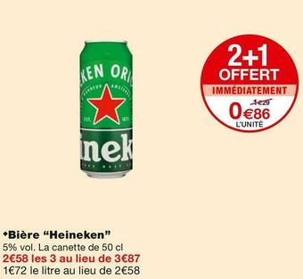 Heineken bière