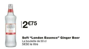 Monoprix London essence soft ginger beer offre