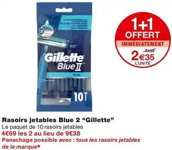 Gillette rasoirs jetables blue 2