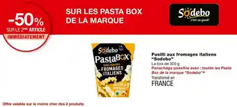 Monoprix Sodebo fusilli aux fromages italiens “sodebo” offre