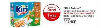 Monoprix Kiri goûter “kiri goûter” offre