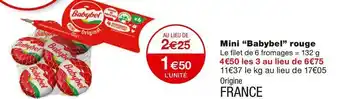 Babybel mini babybel rouge