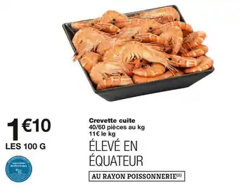 Crevette cuite