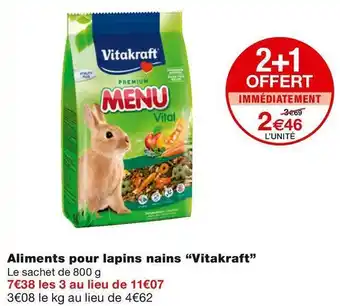 Vitakraft aliments pour lapins nains