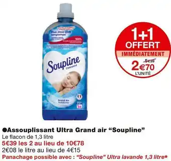Monoprix Soupline assouplissant ultra grand air offre