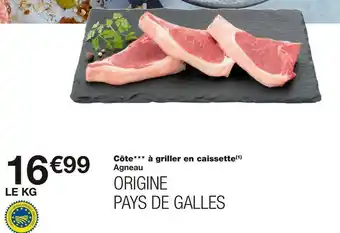 Monoprix Côte à griller en caissette agneau offre