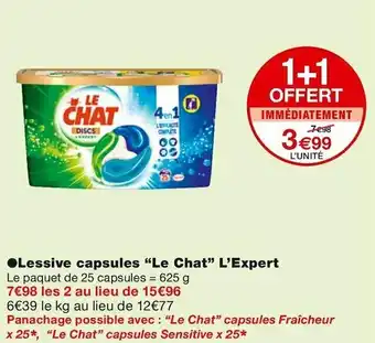 Le chat lessive capsules lâexpert