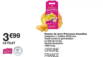 Monoprix Pomme de terre princesse amandine offre