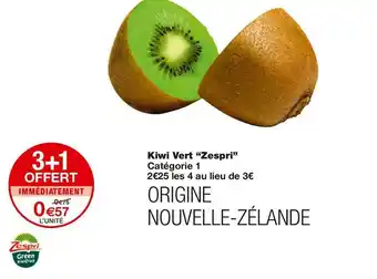 Monoprix Zespri kiwi vert offre