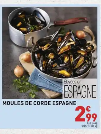 Grand Frais MOULES DE CORDE ESPAGNE offre