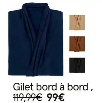 Monoprix Gilet bord à bord offre