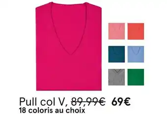 Monoprix Pull col v offre