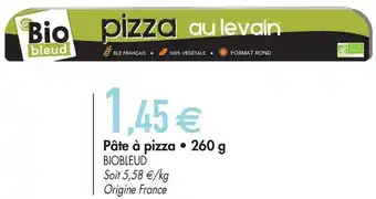 Biomonde Biobleud pâte à pizza offre