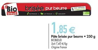 Biobleud pâte brisée pur beurre