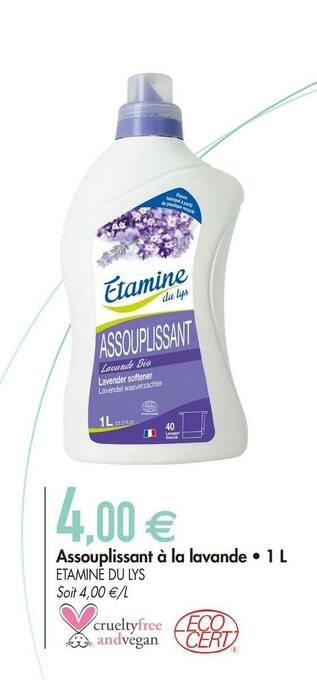 Biomonde Etamine du lys assouplissant à la lavande offre