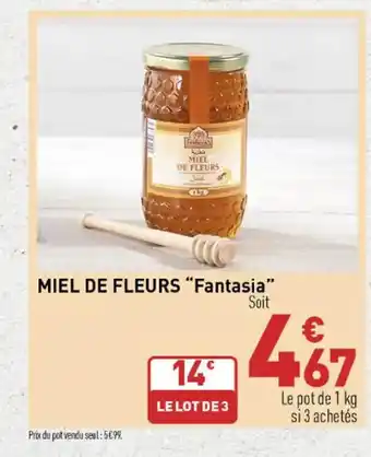 Grand Frais MIEL DE FLEURS offre