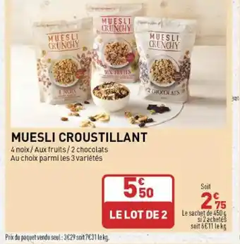 MUESLI CROUSTILLANT
