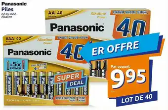 Piles Panasonic
