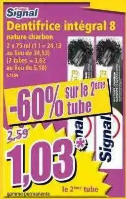 Norma Signal Dentifrice Intégral 8 offre