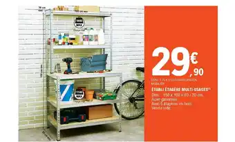 E.Leclerc Brico établi étagère Multi-usages offre