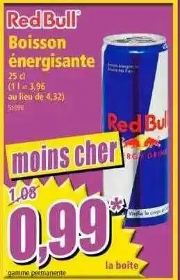 Norma Red Bull Boisson énergisante offre