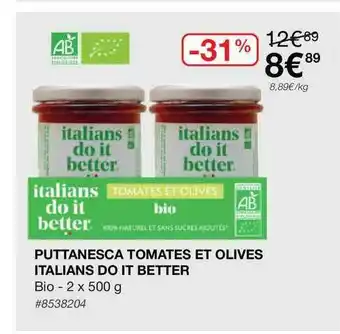 Costco Puttanesca Tomates Et Olives Italians Do It Better offre