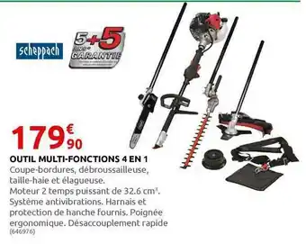 Outil Multi-fonctions 4 En 1 Scheppach