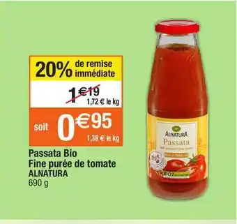 Passata Bio Fine Purée De Tomate Alnatura