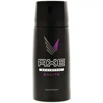 Action déo spray Axe 150 ml offre