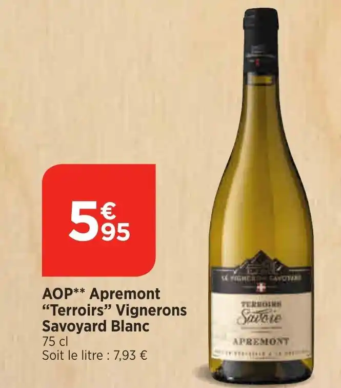 VIGNERON BLANC  75 CL
