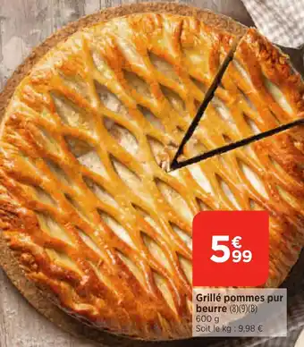 Bi1 Grillé pommes pur beurre (8)(9)(B) offre