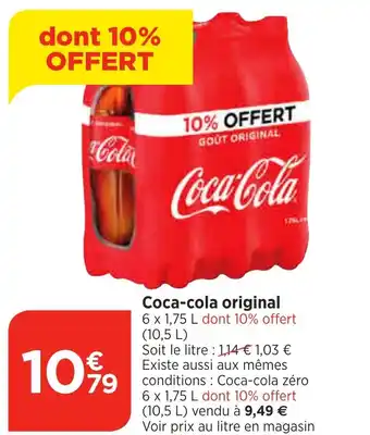 Bi1 Coca-cola original offre